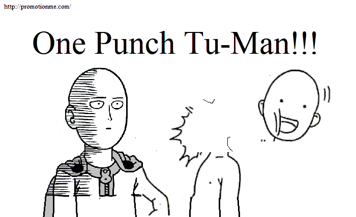 Meme Tuman dan One Punch Man